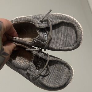 Hey Dude Kids Gray Sneakers